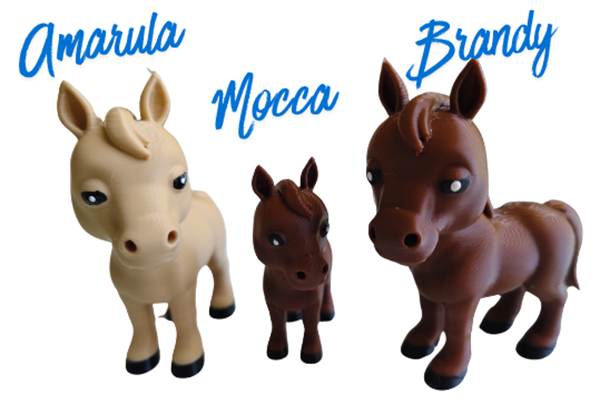 Horses loose with names