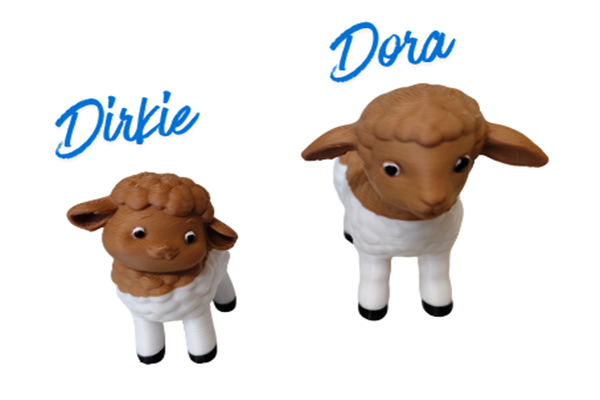 Sheep brown with names