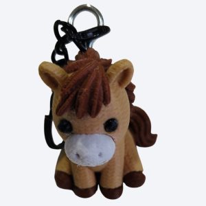 Cute horse keyring